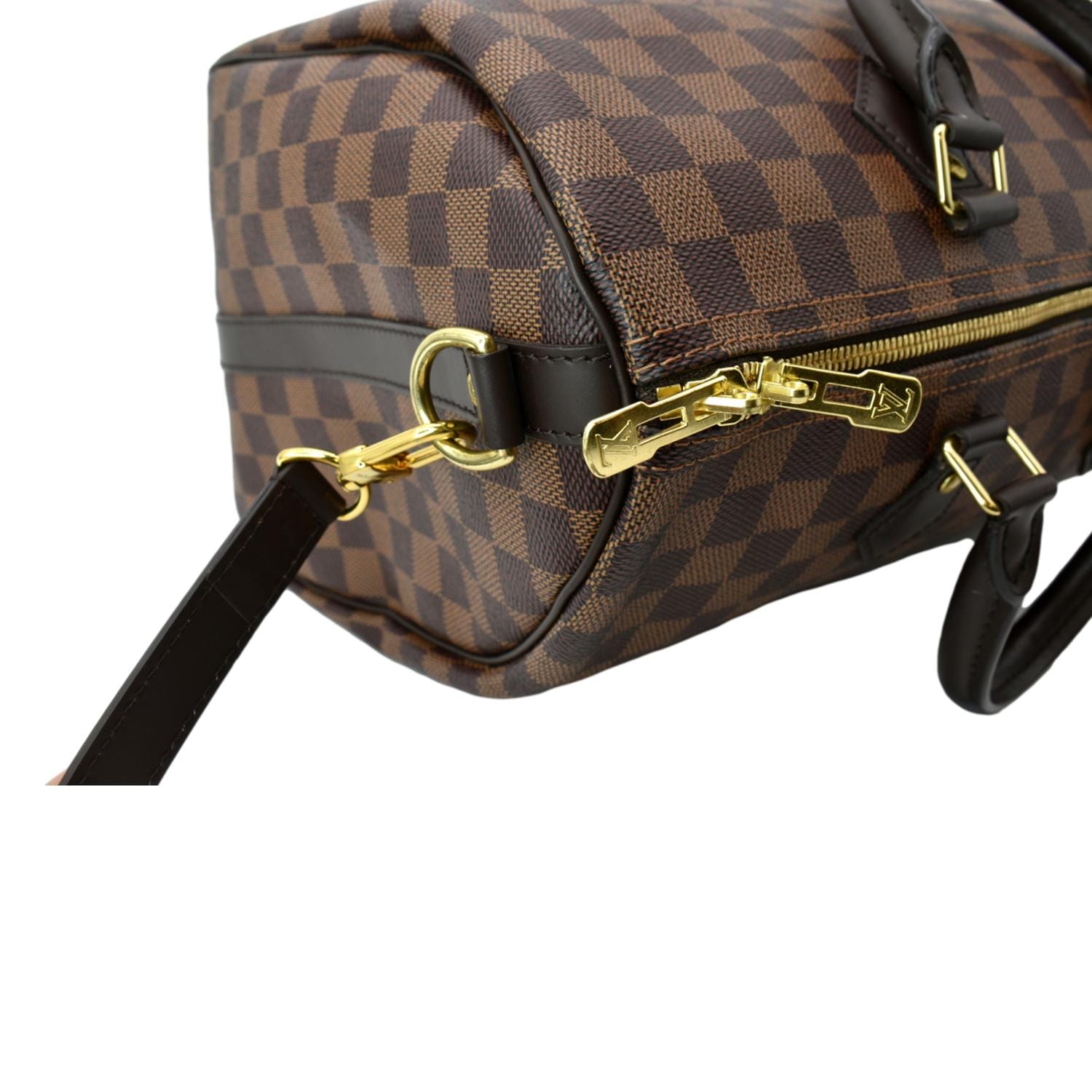 Louis Vuitton Damier Ebene Speedy Bandouliere 35 Bag