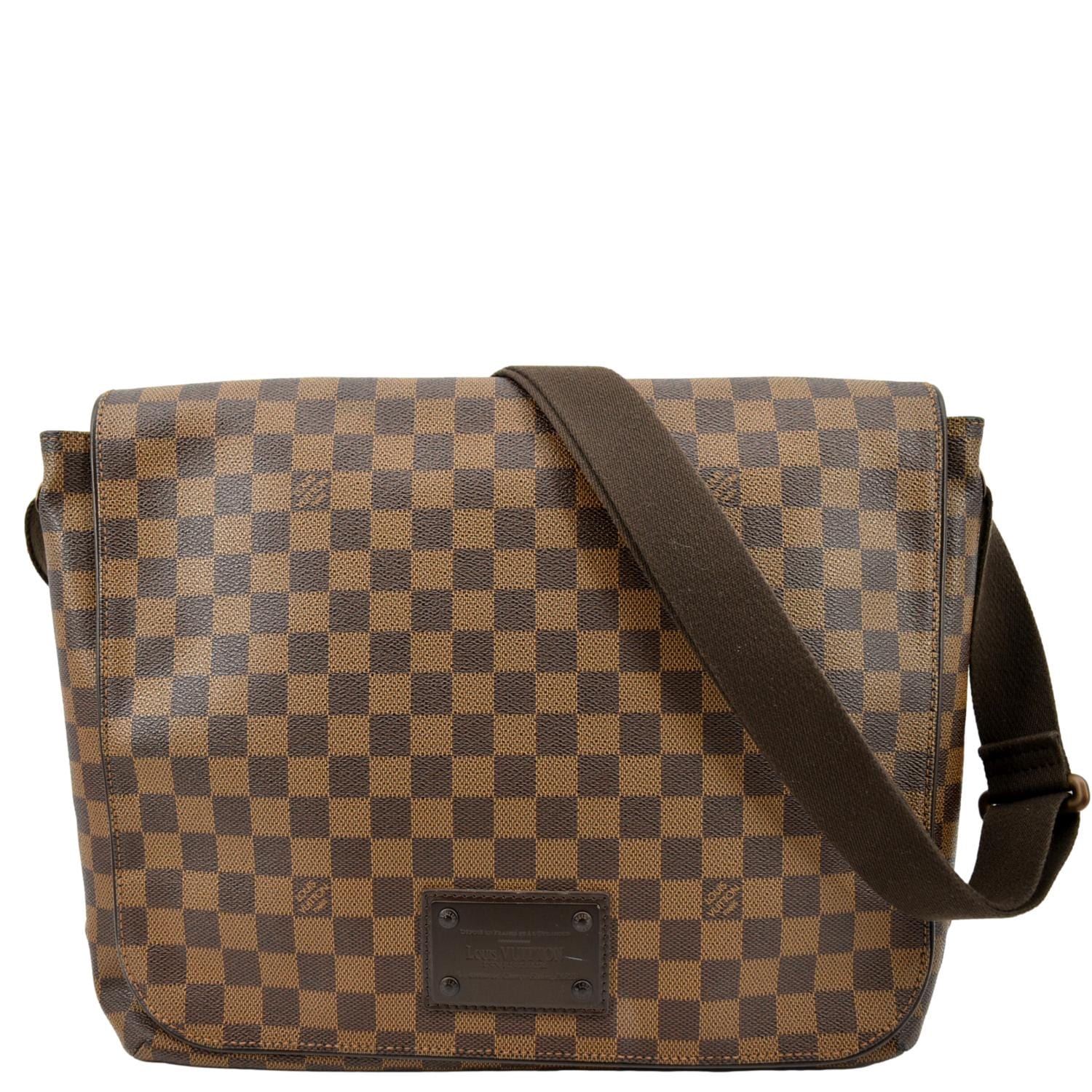 LOUIS VUITTON Brooklyn GM Damier Ebene Shoulder Bag Brown