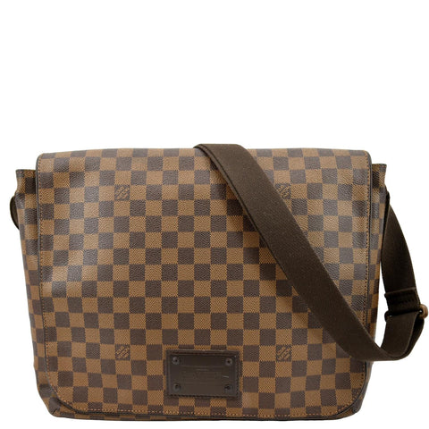 LOUIS VUITTON Brooklyn GM Damier Ebene Shoulder Bag Brown
