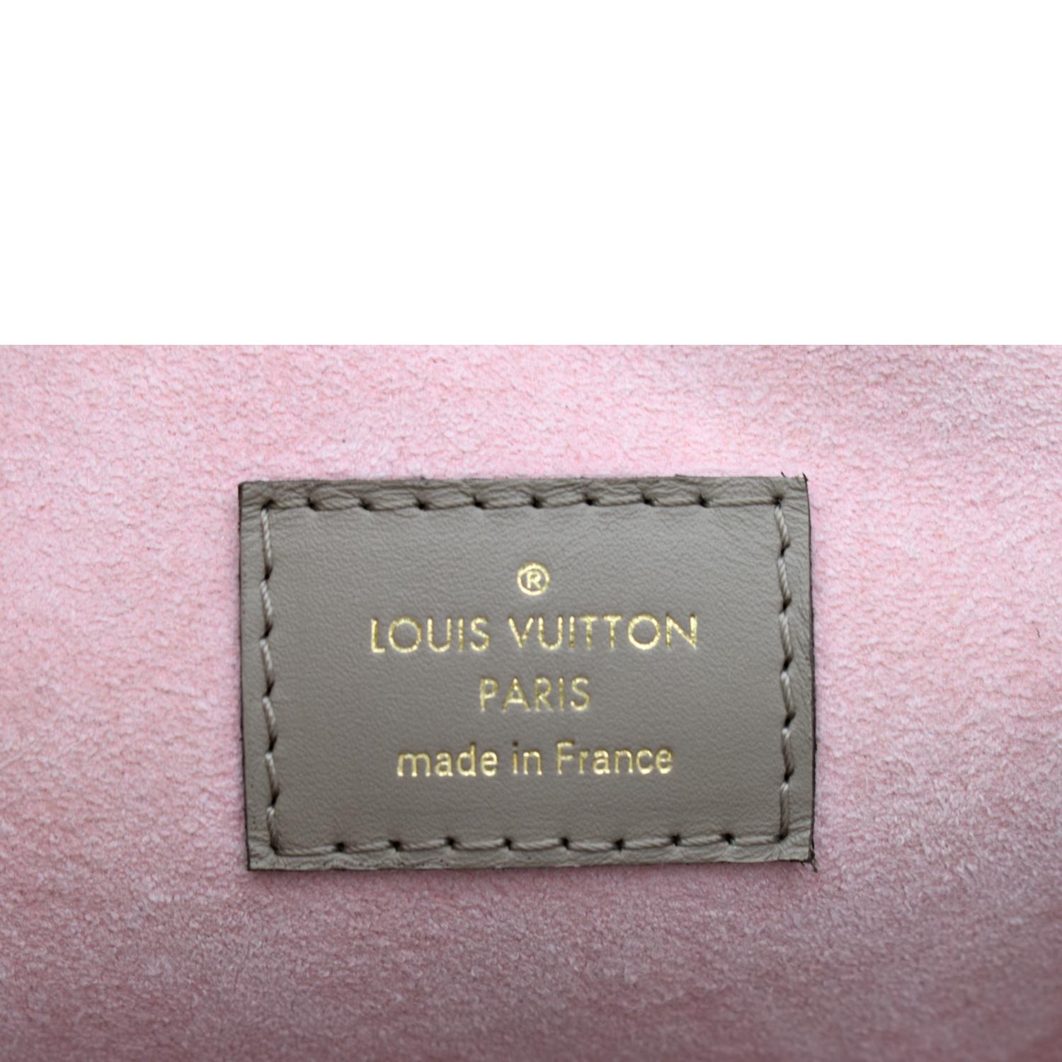 LOUIS VUITTON Beige Monogram Empreinte Leather Montsouris Backpack -  ShopperBoard