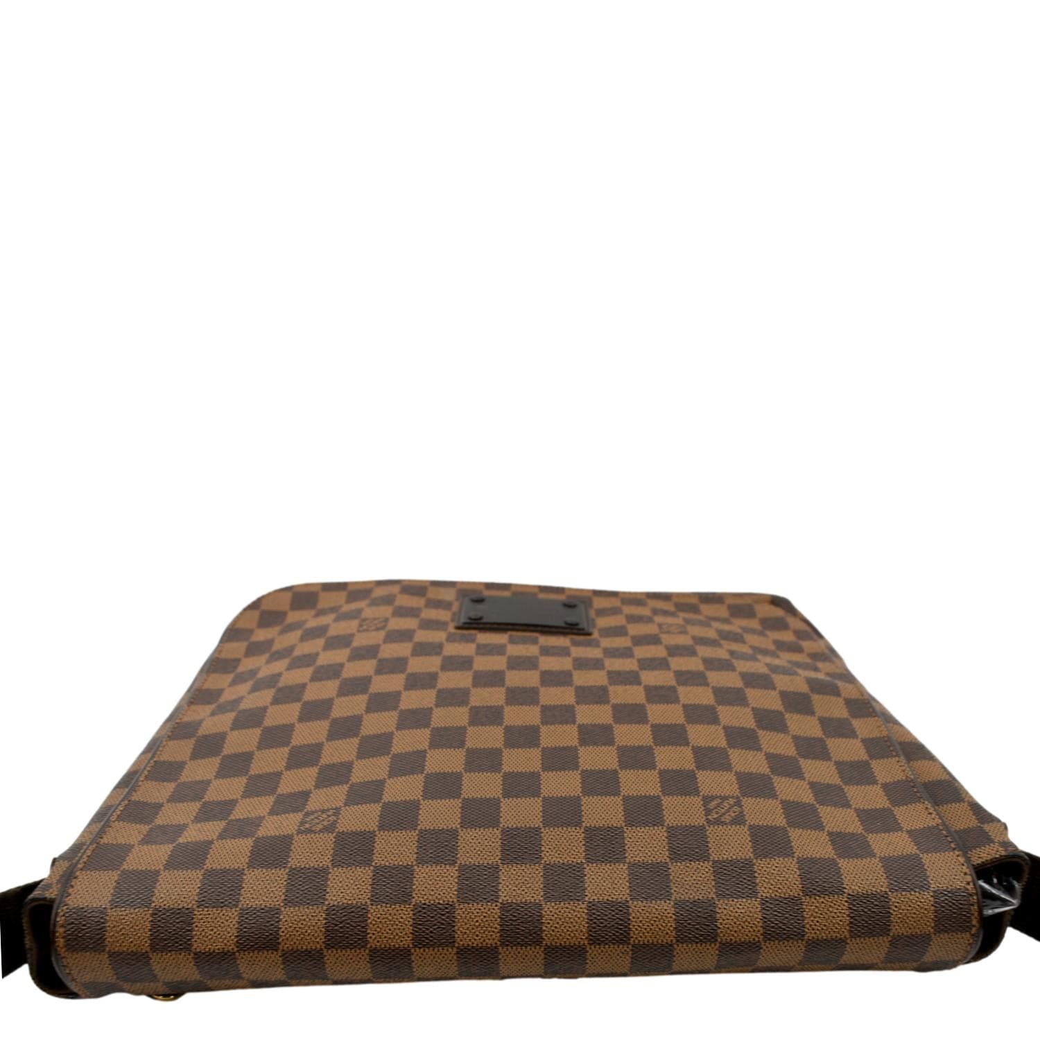 louis vuitton brown checkered handbag
