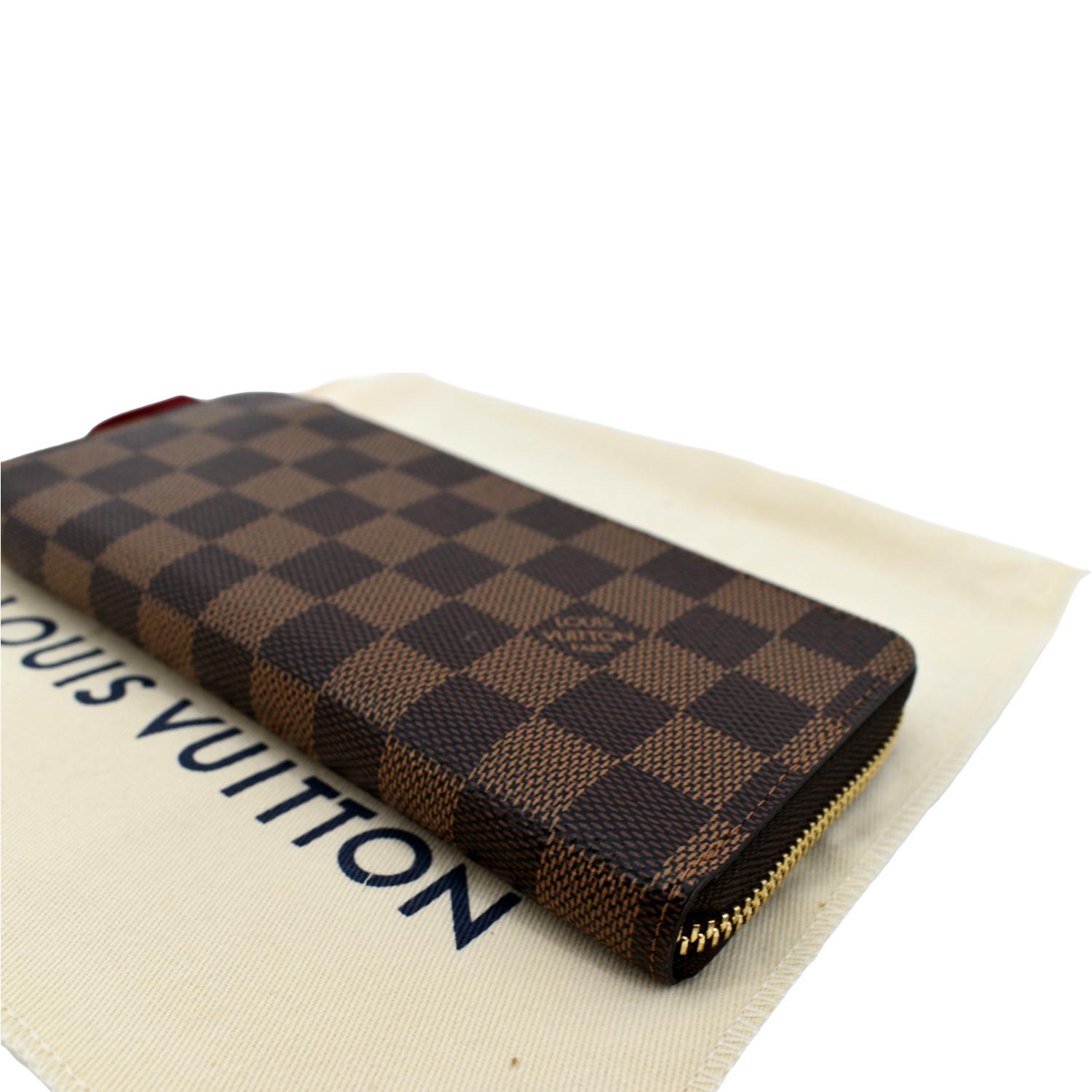 Louis Vuitton Clemence Monogram Canvas Zippy Wallet