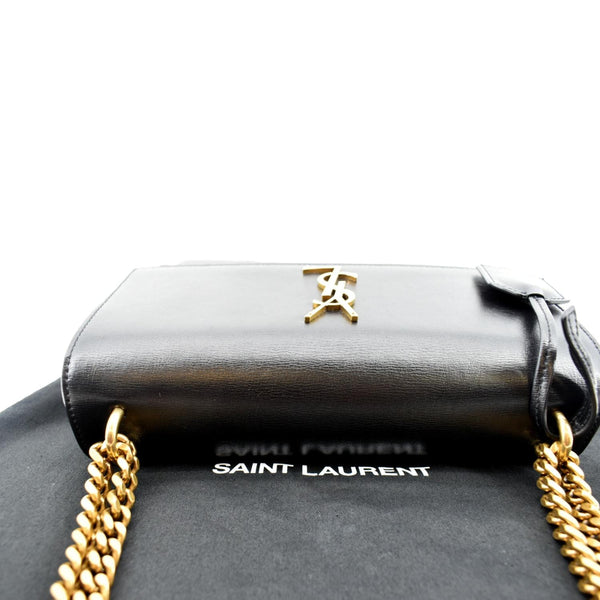 Yves Saint Laurent Monogram Sunset Leather Shoulder Bag - Top