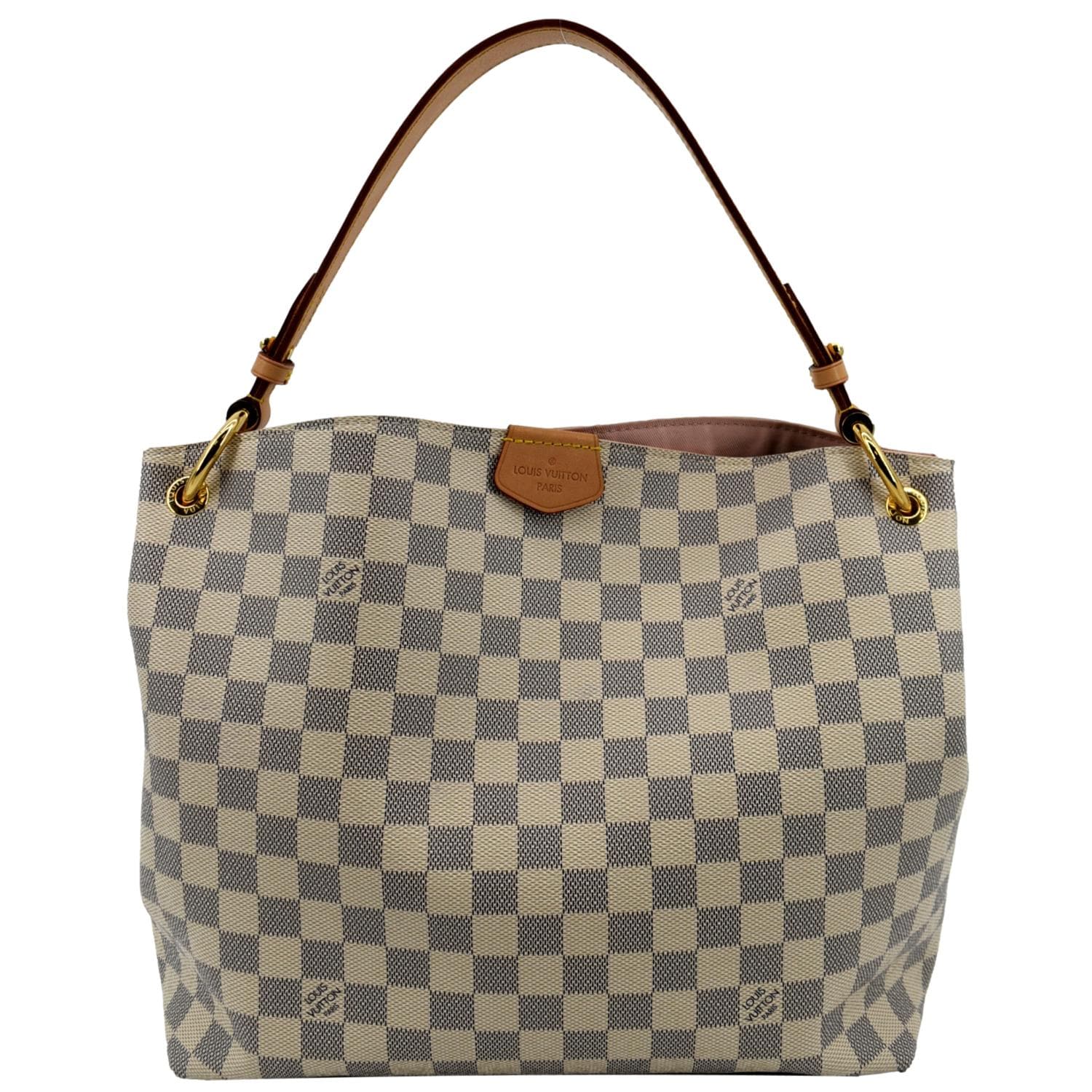 Louis Vuitton Graceful PM Damier Azur Shoulder Bag - Front
