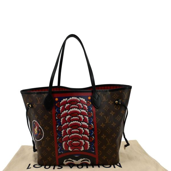 Louis Vuitton Neverfull Kabuki MM Monogram Tote Bag - Back