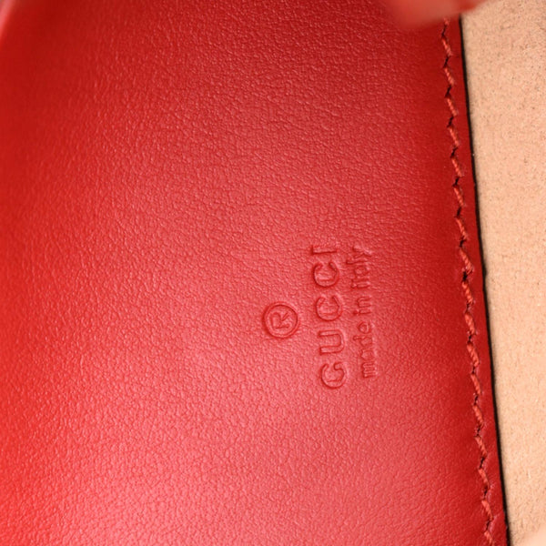 Gucci GG Marmont Calfskin Wristlet Wallet Red - Made In italy