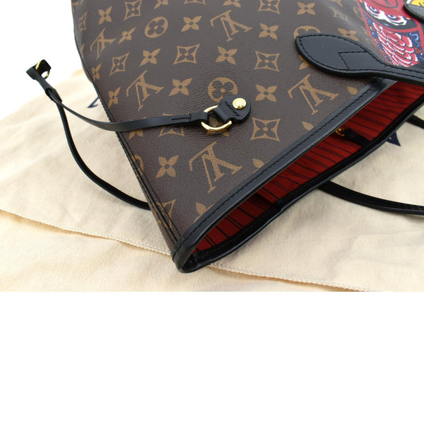 Louis Vuitton Neverfull Kabuki MM Monogram Tote Bag - Top Right