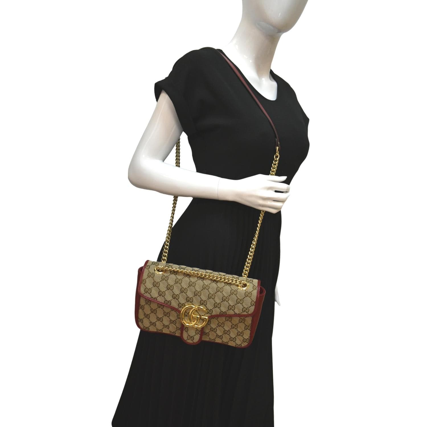 Luxury handbag, women's bag, designer bag GG MARMONT SHOULDER BAG