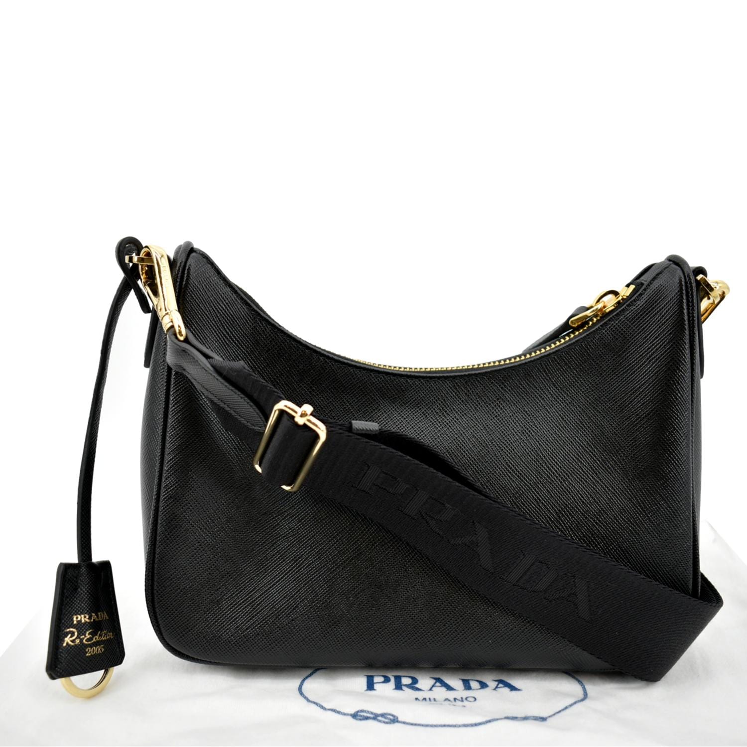 Prada re edition 2005 Saffiano leather bag, Luxury, Bags & Wallets