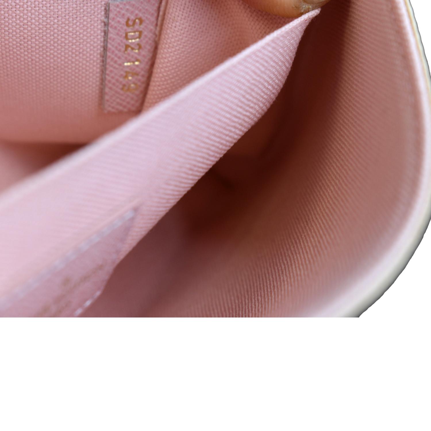 Louis Vuitton Damier Azur Pochette Felicie White Cloth ref.584956 - Joli  Closet