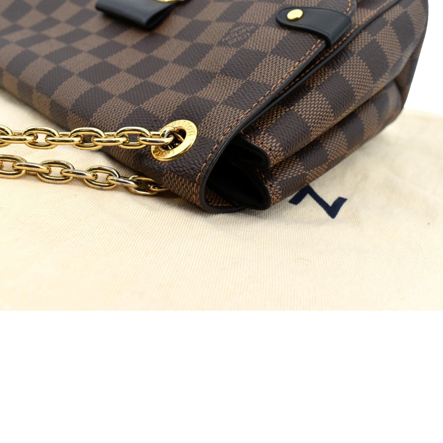 Louis Vuitton Damier Ebene Vavin Chain Wallet - Crossbody Bags