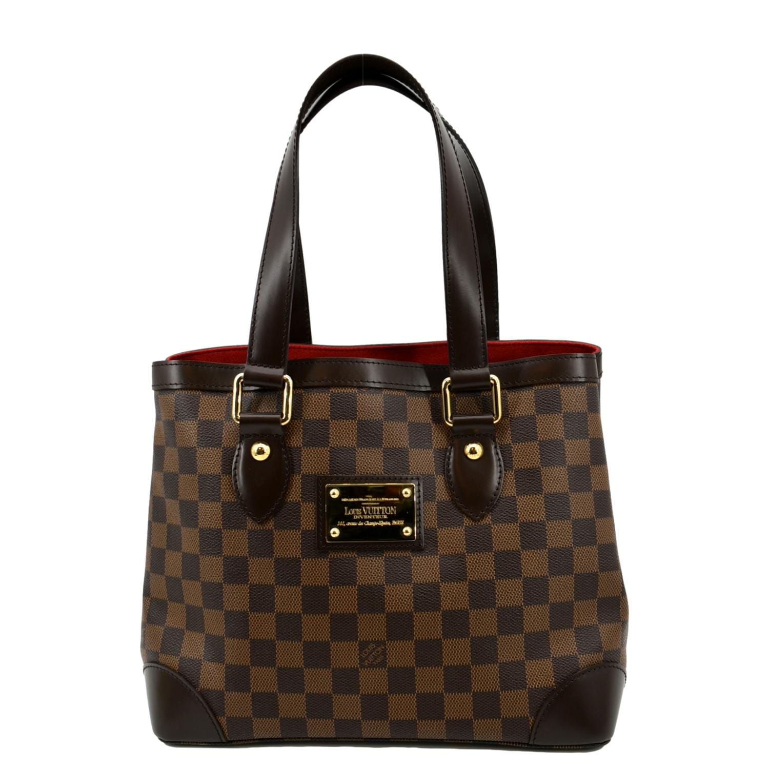 LOUIS VUITTON Hampstead PM Damier Ebene Shoulder Bag Brown