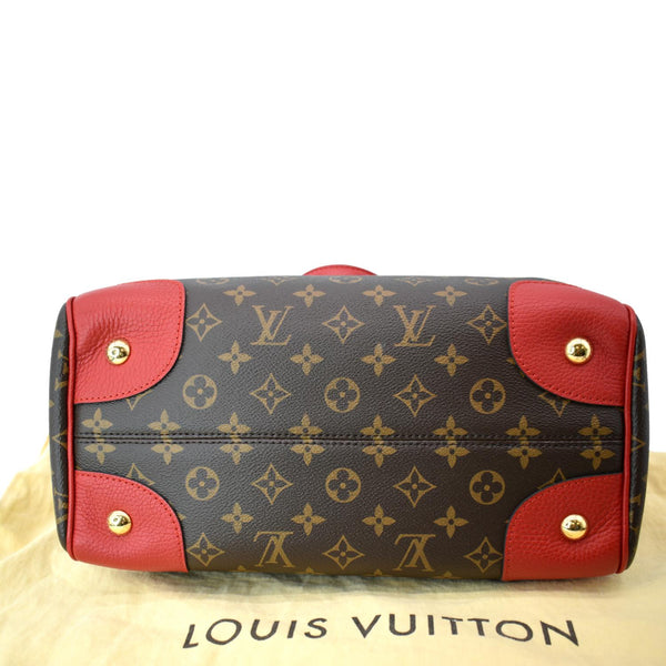 LOUIS VUITTON Retiro Monogram Canvas Shoulder Bag Red