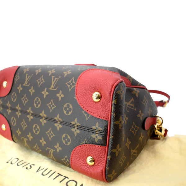 LOUIS VUITTON Retiro Monogram Canvas Shoulder Bag Red