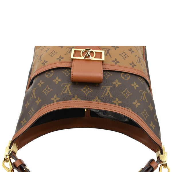 Louis Vuitton Dauphine Monogram Canvas Shoulder Bag - Top