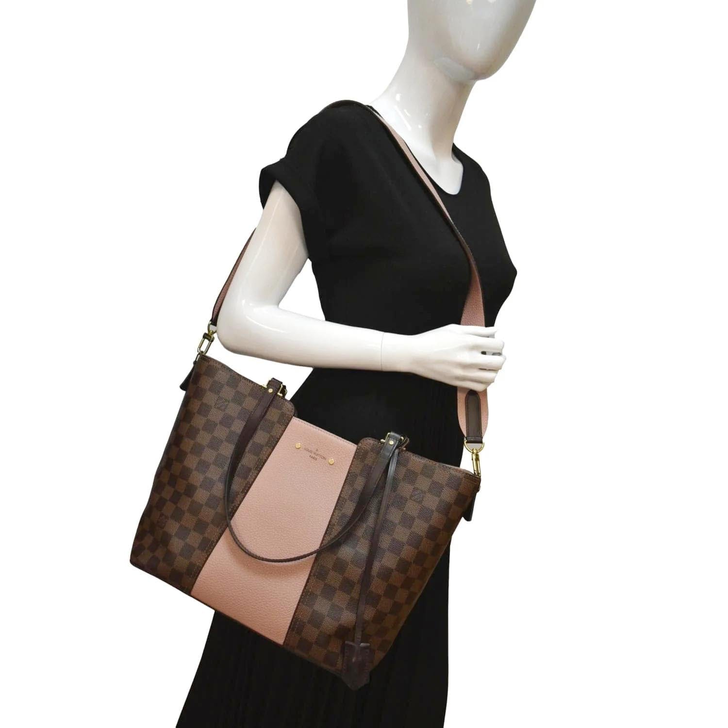 Louis Vuitton Jersey Handbag Damier with Leather at 1stDibs  lv jersey tote,  louis vuitton jersey tote, louis vuitton jersey bag