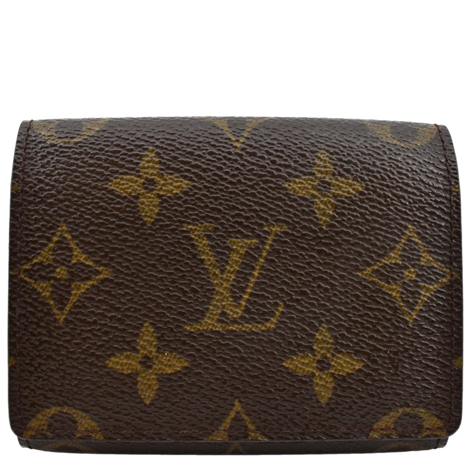 Louis Vuitton Monogram Canvas Card Holder Small Wallet - Front
