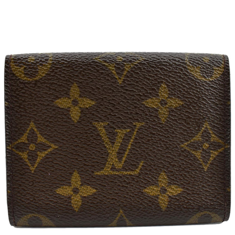 Louis Vuitton Monogram Canvas Card Holder Small Wallet - Back