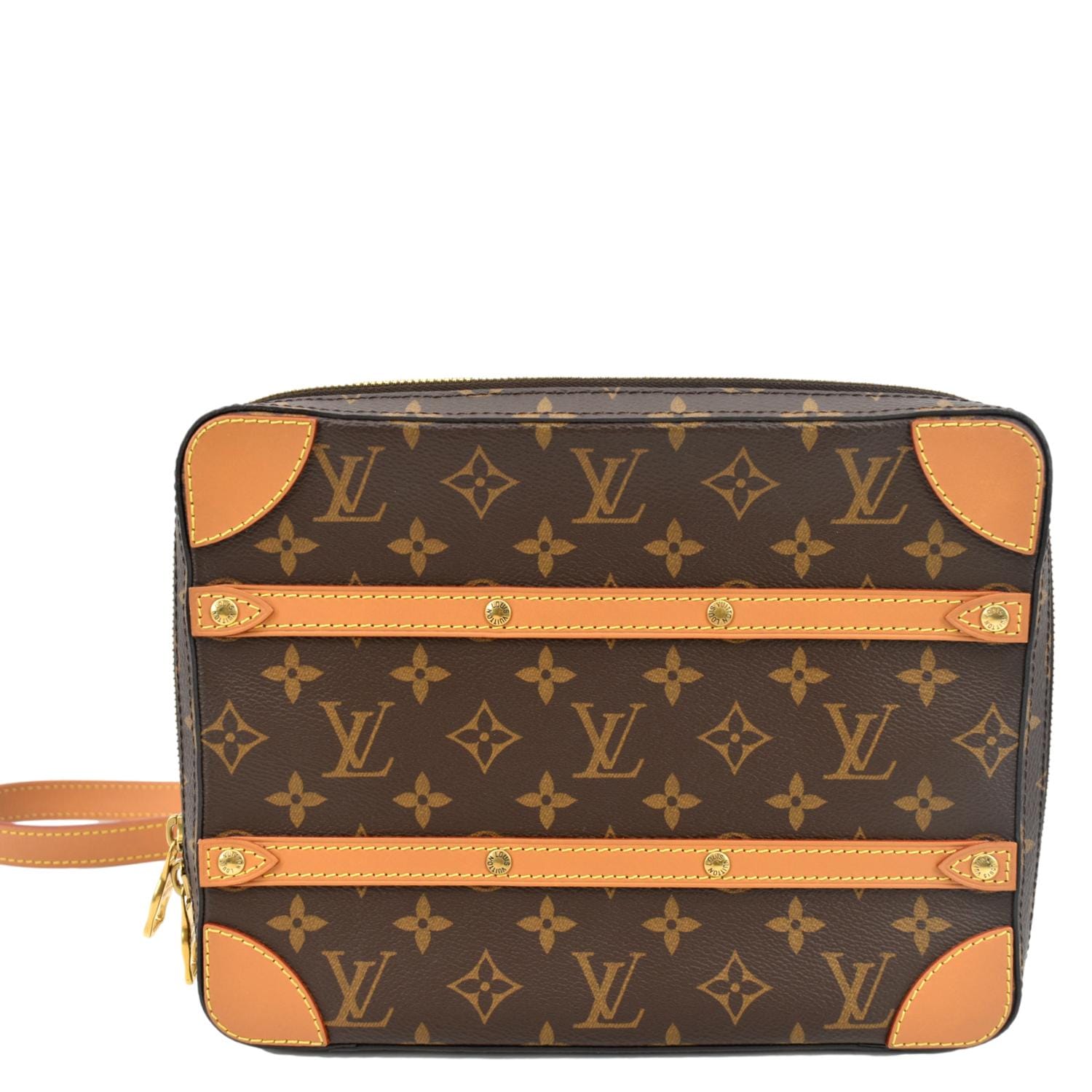 LOUIS VUITTON Soft Trunk PM Monogram Canvas Messenger Bag Brown - Final Sale