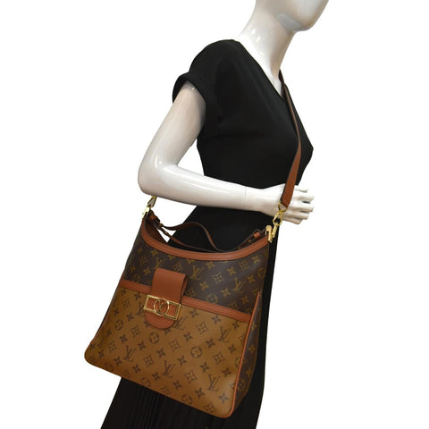 Louis Vuitton Dauphine Monogram Canvas Shoulder Bag - Full View