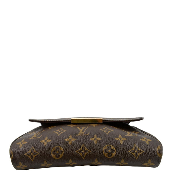 LOUIS VUITTON Favorite MM Monogram Canvas Crossbody Bag Brown