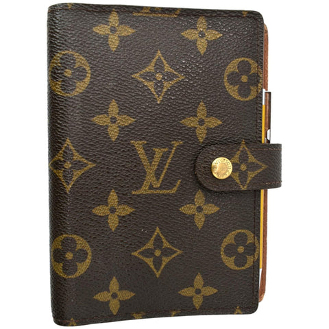 LOUIS VUITTON Agenda PM Monogram Canvas Planner Cover Brown