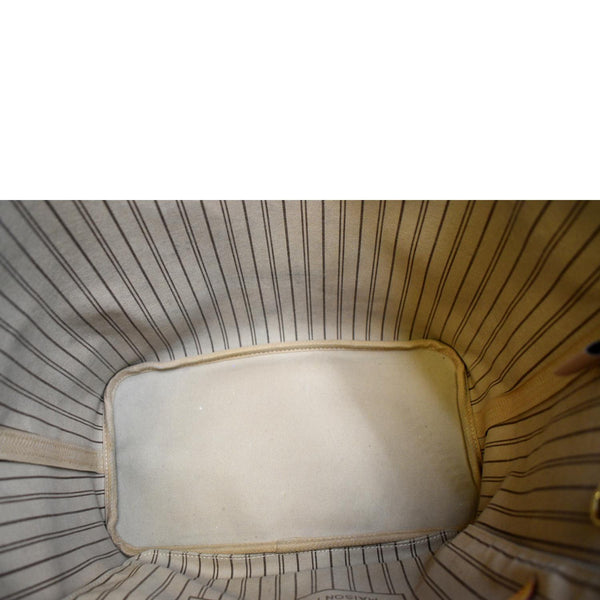 LOUIS VUITTON Neverfull MM Monogram Canvas Tote Bag Brown