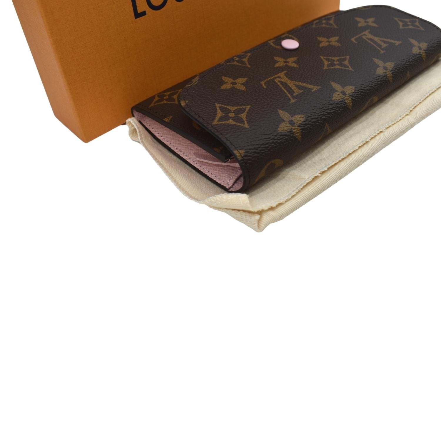 Louis Vuitton Emilie Monogram Wallet Rose Ballerine