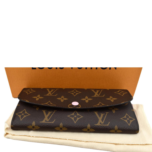 Louis Vuitton Emilie Monogram Wallet Rose Ballerine  - Bottom