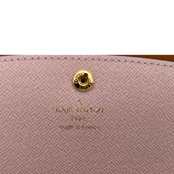 Louis Vuitton Emilie Monogram Wallet Rose Ballerine  - Stamp