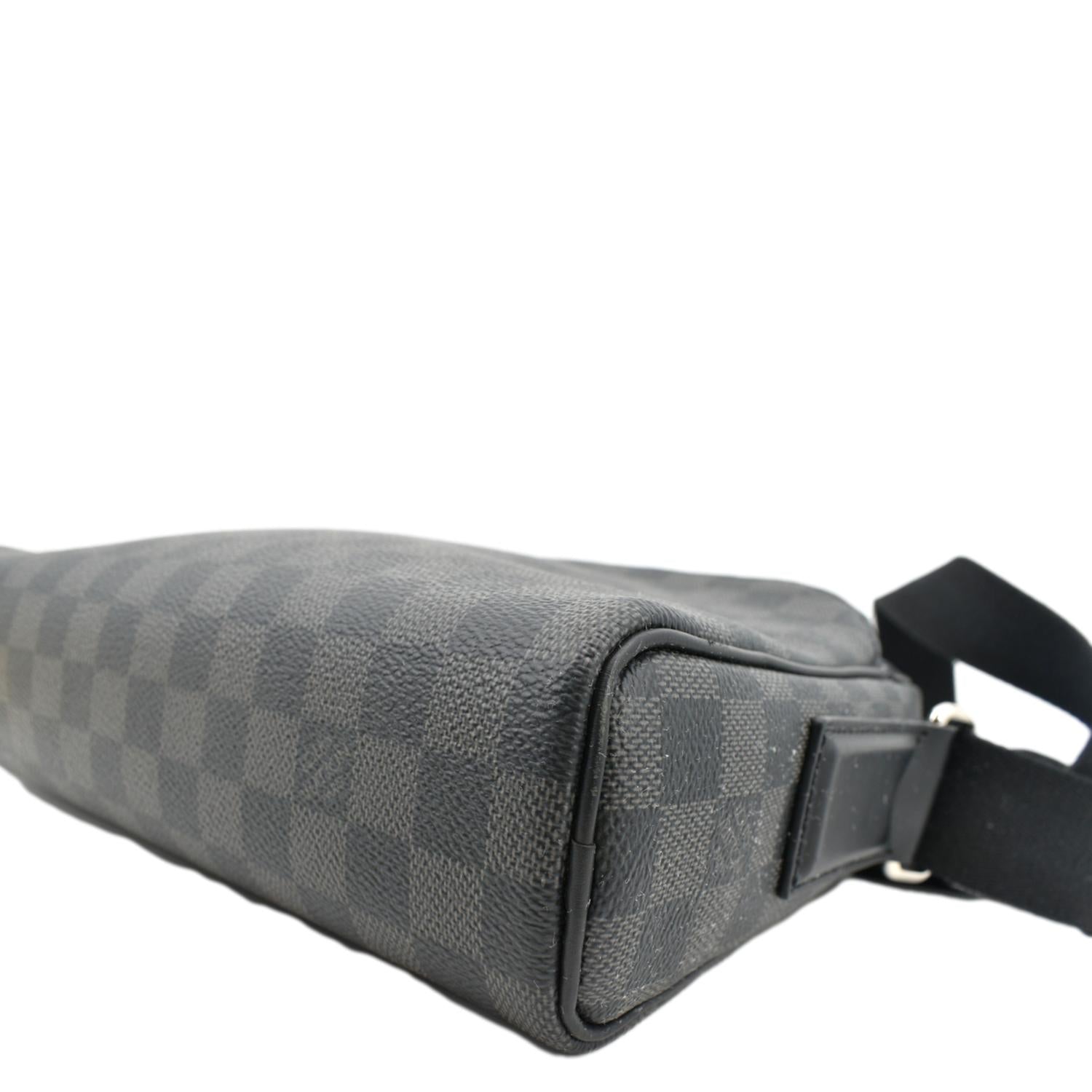 Shop Louis Vuitton DAMIER GRAPHITE Monogram Leather Small Shoulder