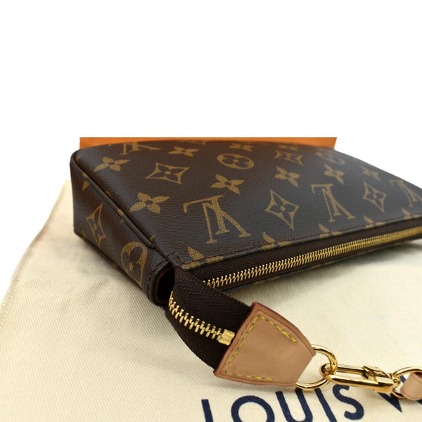 LOUIS VUITTON Pochette Accessoires Monogram Canvas Pouch Bag Brown