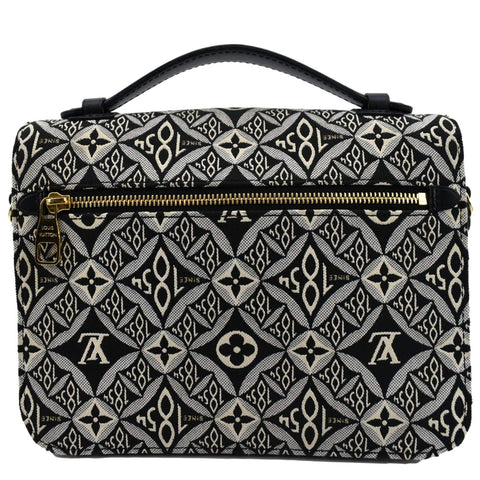 LOUIS VUITTON Metis Pochette Jacquard Since1854 Leather Top Handle Satchel Bag Grey  - New Year Deals