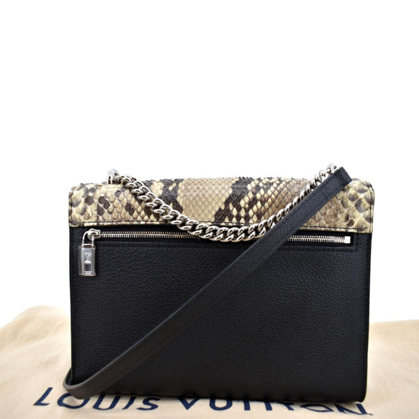 Louis Vuitton MyLockme BB Python Leather Crossbody Bag - Back