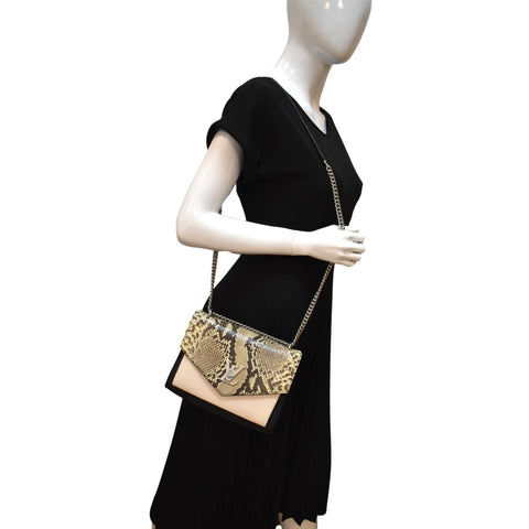 Louis Vuitton MyLockme BB Python Leather Crossbody Bag - Full View