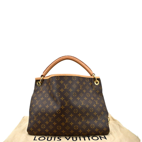 Louis Vuitton Artsy MM Monogram Canvas Hobo Bag Brown - Back