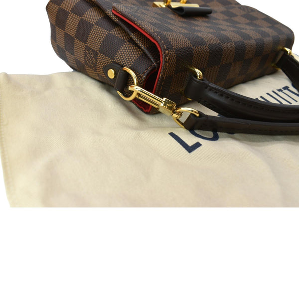 LOUIS VUITTON Croisette Damier Ebene Crossbody Bag Brown