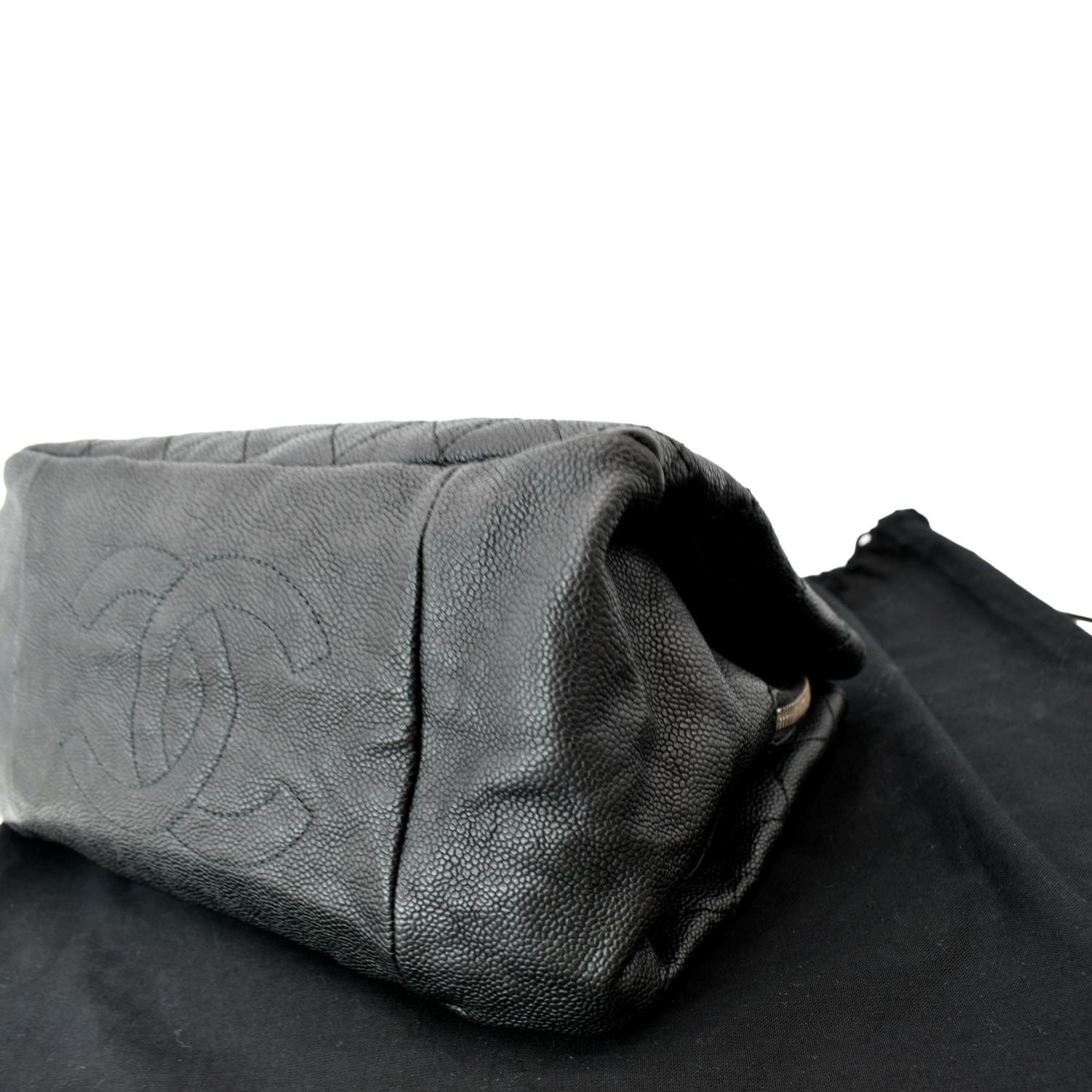 CHANEL CC Logo Lambskin Leather Brown Shoulder bag 760