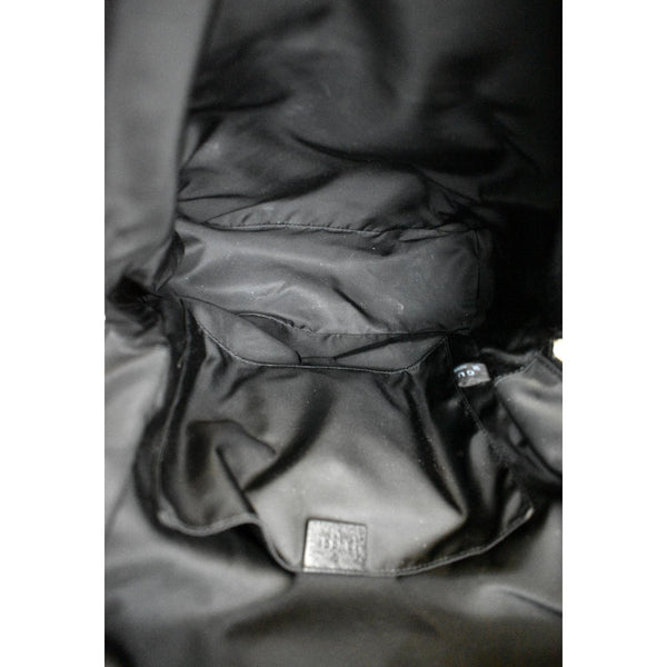 Gucci Off The Grid GG Nylon Backpack Bag in Black - Inside