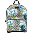 Gucci Blooms GG Supreme Monogram Backpack Light Blue  - Front
