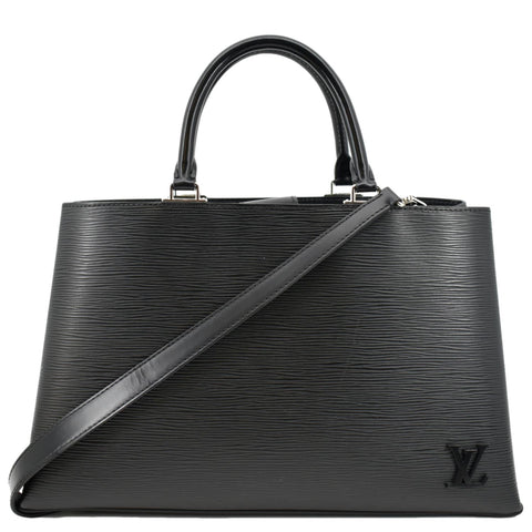 LOUIS VUITTON Kleber Epi Leather Shoulder Bag Black