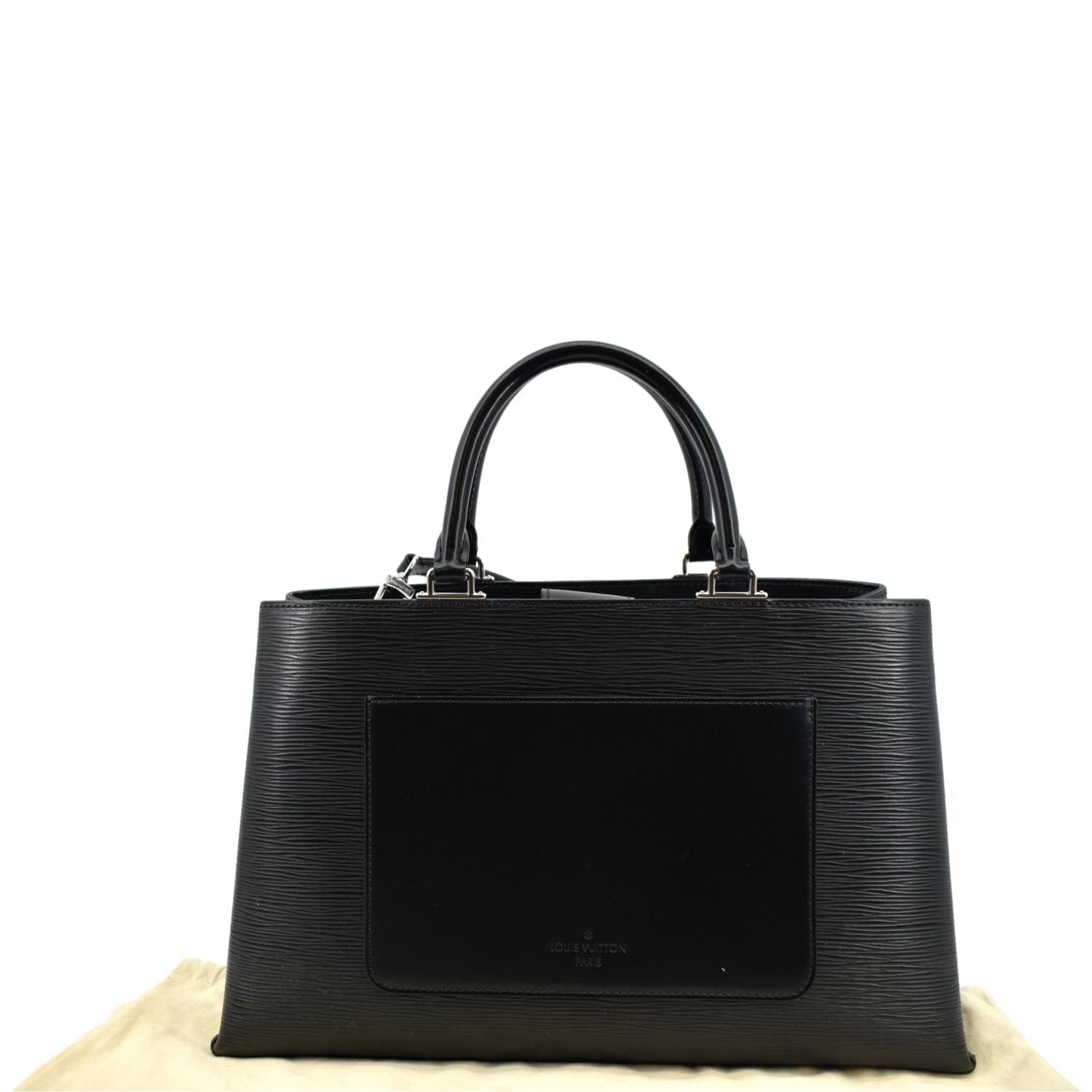 Louis Vuitton Black Epi Leather Kleber PM Bag Louis Vuitton