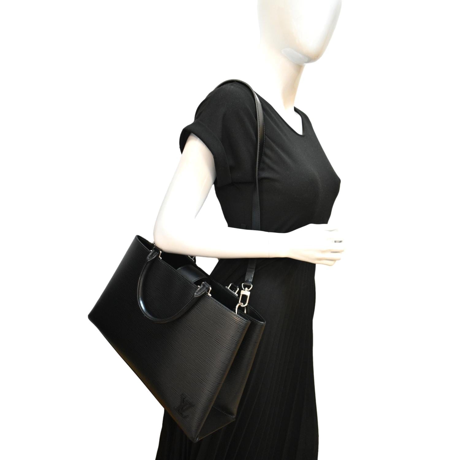 Vintage Louis Vuitton Epi Kleber-mm Handbag, Shoulder Bag Black