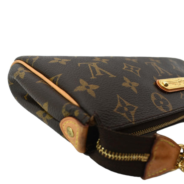 LOUIS VUITTON Eva Monogram Canvas Pochette Crossbody Bag Brown - sold