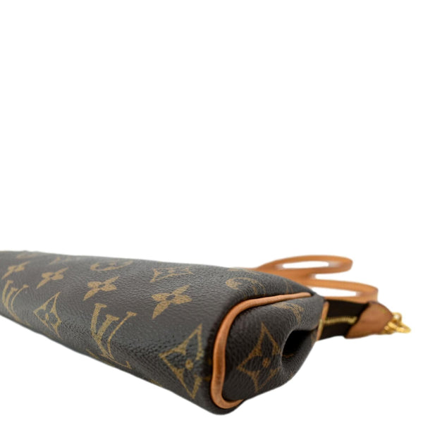 LOUIS VUITTON Eva Monogram Canvas Pochette Crossbody Bag Brown - sold