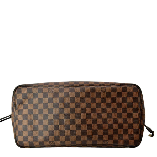 LOUIS VUITTON Neverfull GM Damier Ebene Tote Shoulder Bag Brown