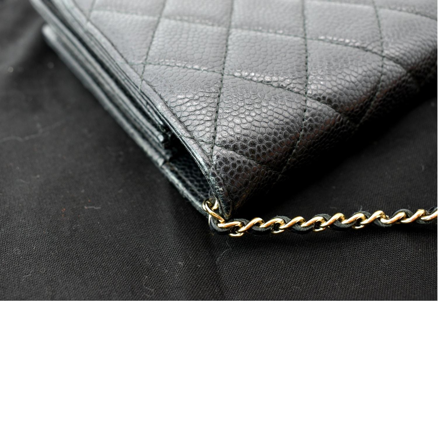 Rare Chanel Black Original Golden Class Big CC Wallet on Chain WOC Fla –  Boutique Patina