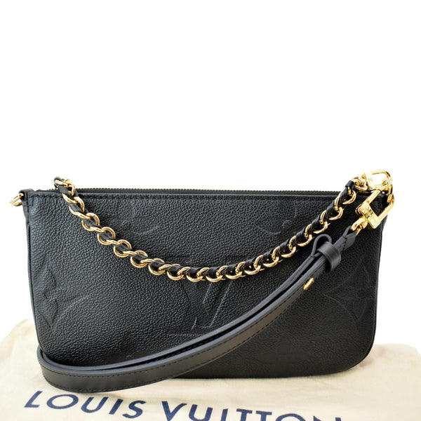 LOUIS VUITTON  Multi Pochette Accessoires Monogram Empreinte Shoulder Bag Black