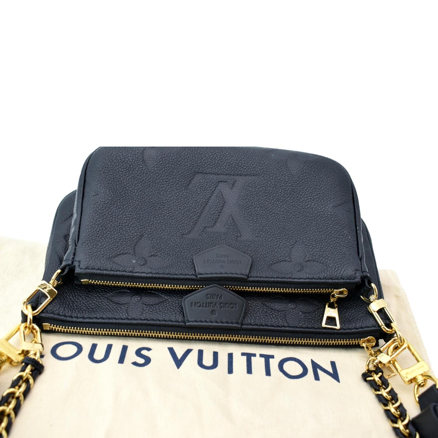 Louis Vuitton Womens Pochette Felicie Black Empreinte – Luxe Collective