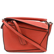 LOEWE Puzzle Mini Leather Shoulder Bag Orange